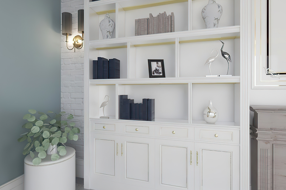 organized shelving in living room organized shelving in living room